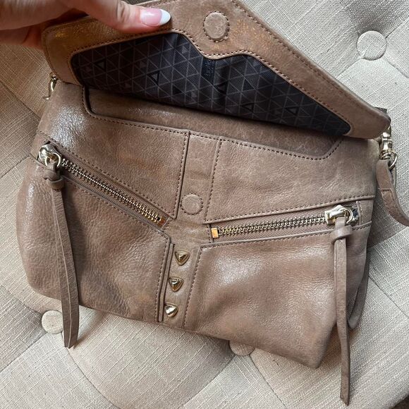 Botkier Tan Studded Crossbody Bag - Picture 4 of 8